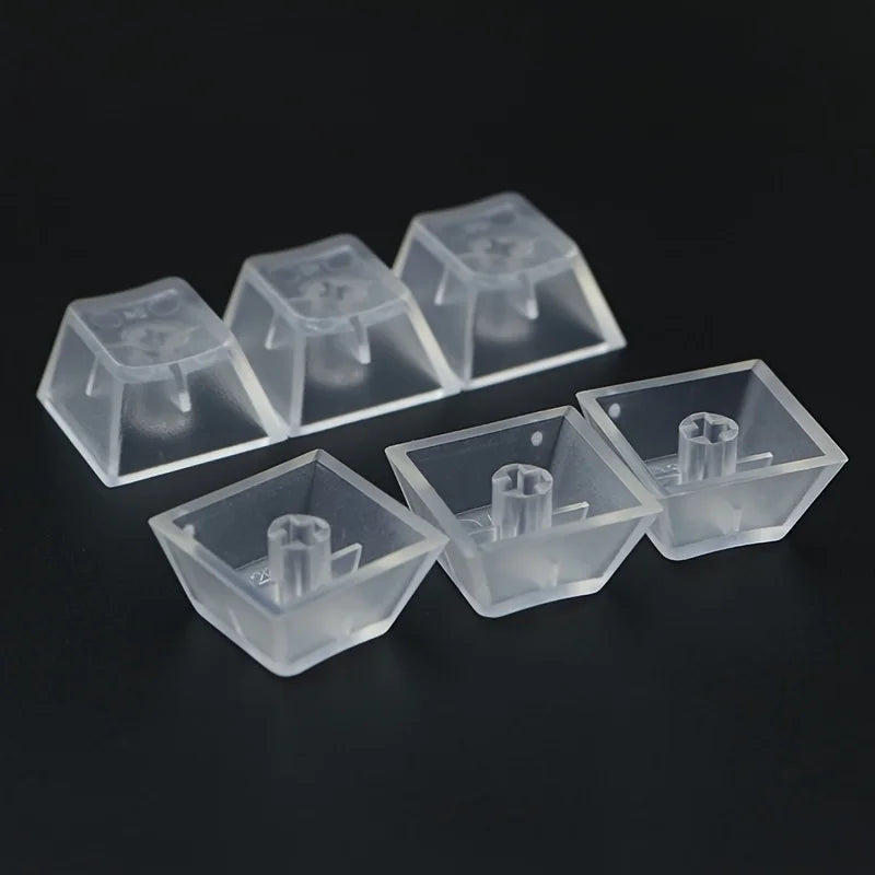 R4 Transparent ABS Keycap Mechanical Keyboard Matte Backlit Unletter Cherry Gatron Switch On/Off Frosted Anti-flaring 6pcs/10pcs