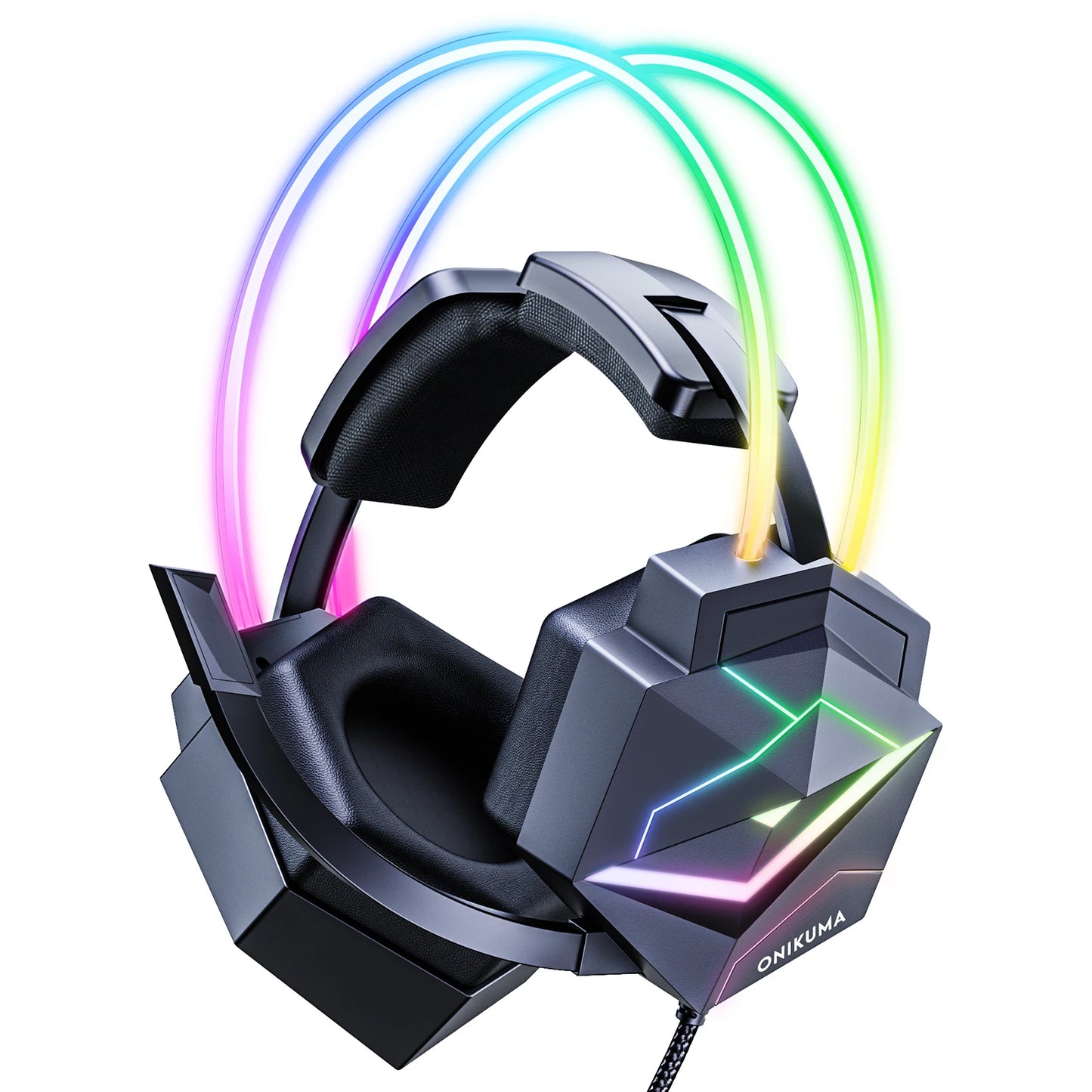 ONIKUMA X20   RGB Gaming Headset Noise Canceling Headphone with HD Mic for PS4 PC Xbox