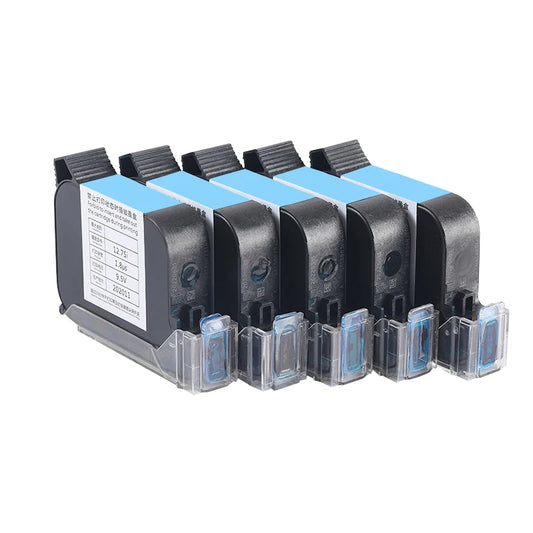 QYG Compatible Multi-color 42ml Black Hand Printer Ink Cartridge No Encryption For 12.7mm