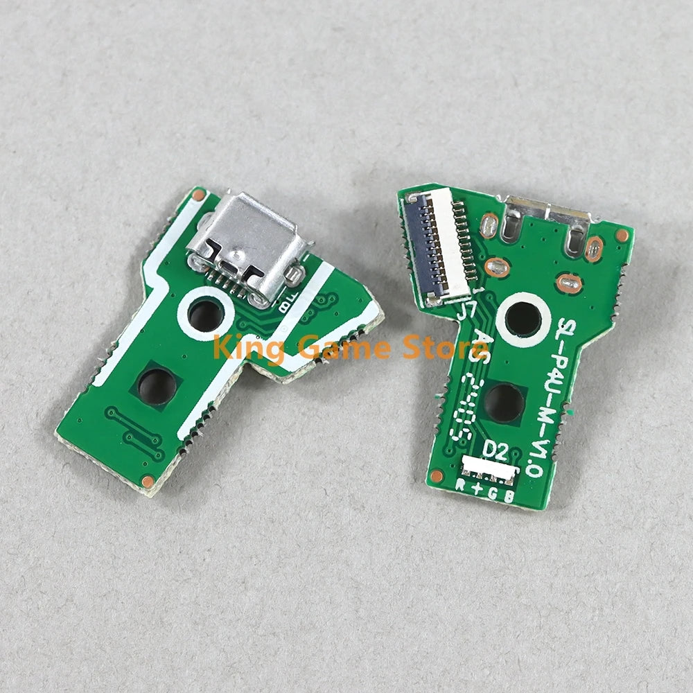 2pcs For PS4 OEM Controller USB Charging Port Socket Charger Board V1 V2 charging board Replacement for Play-Station 4