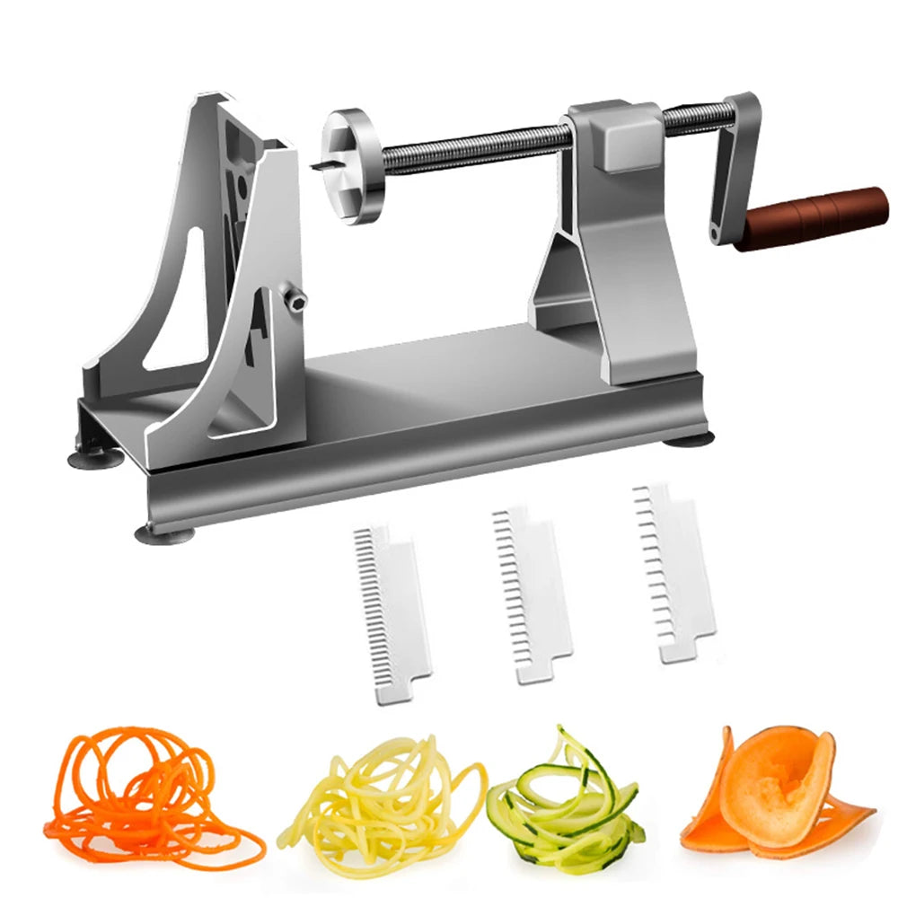 Multifunctional Stainless Steel Potato Shredder, Manual Potato Silk Cutter, Carrot Graters, Vegetable Fruit Slicer