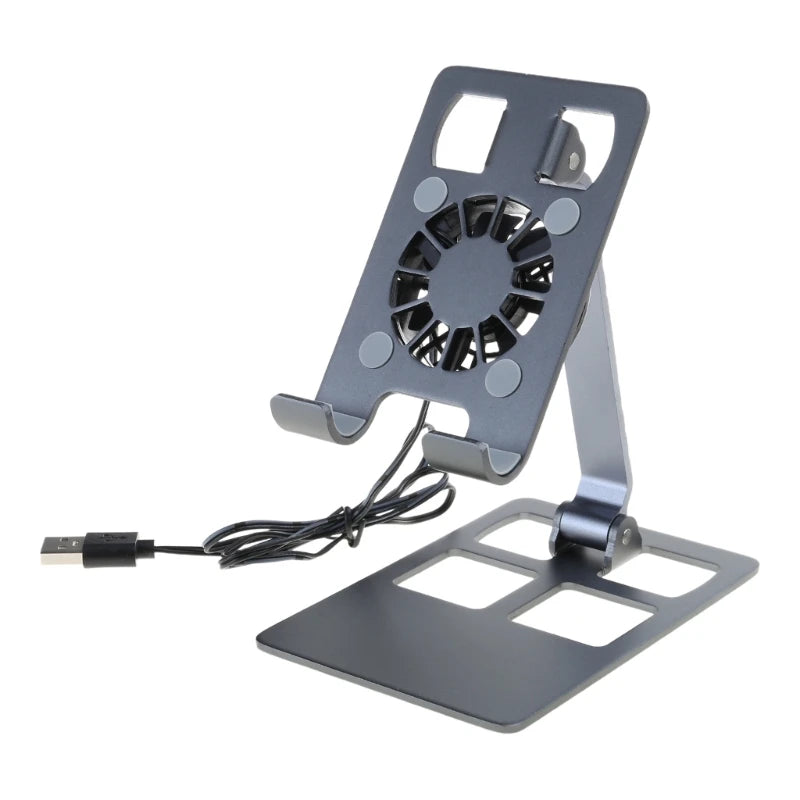 Stand Portable Cooling Fan Heat Dissipation For Cellphone Tablet Holder Cooling Stand Support H8WD