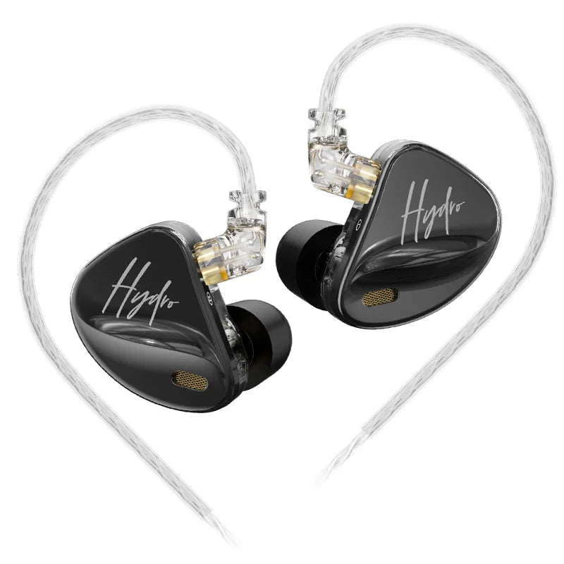 CCA Hydro 2DD+8BA Metal In Ear Monitor HiFi Dynamic Headphone With 0.75mm Cable Excellent Sound Quality Sport Music Headset