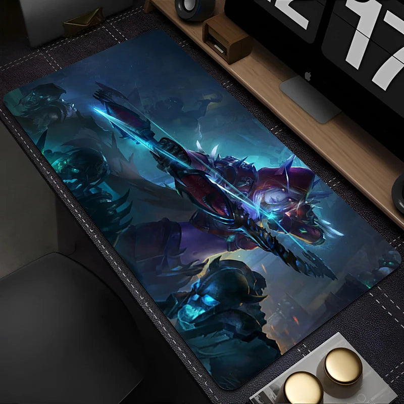 World of Warcraft Lich King Mouse Pad PC HD Anime Gaming Accessories Keyboard Mousepad Laptop XXL Game Cabinet Desk Mat Carpet