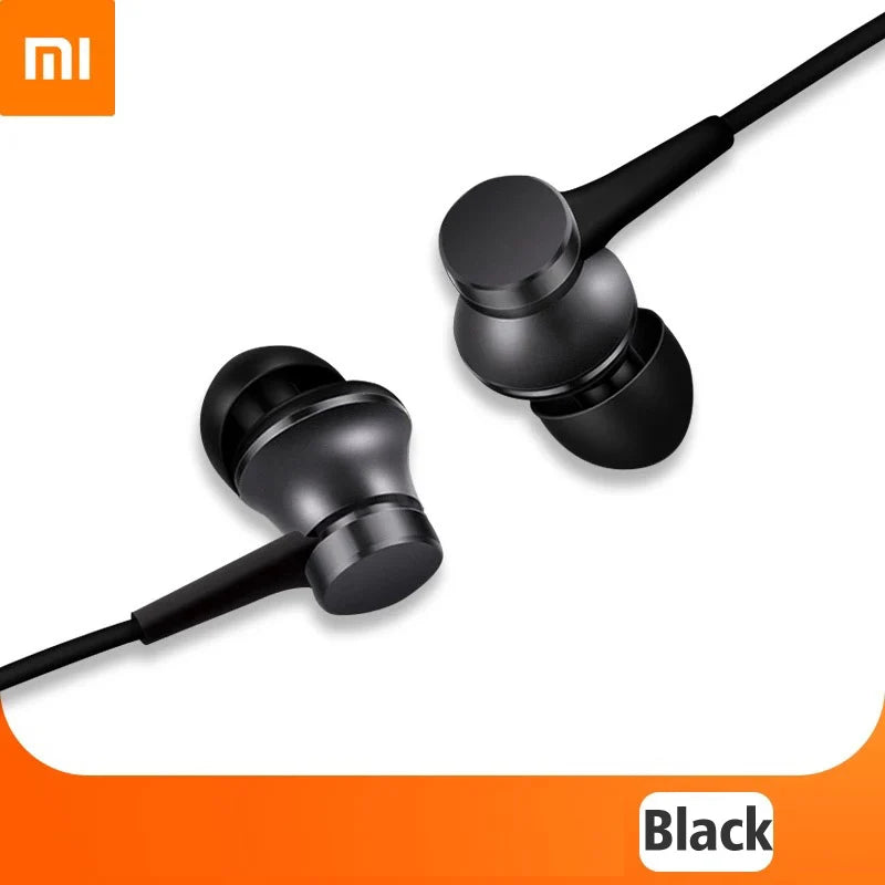 Original Xiaomi headset Mi Piston 3 In-Ear Fresh 3.5mm Wire Control Earphone Music Stereo Mic for Huawei Xiaomi Smartphone