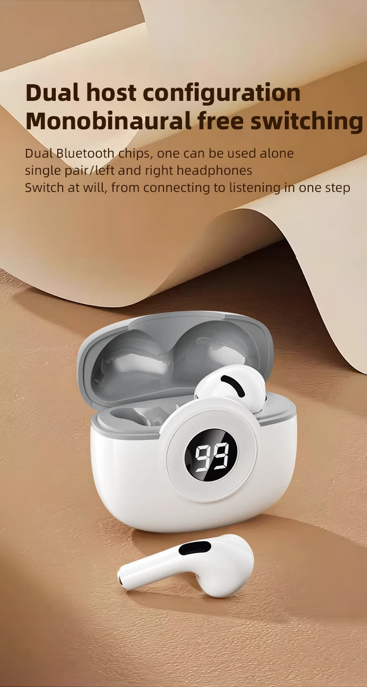 New Bluetooth 5.4 Headset Sports Running True Wireless In Ear Gaming Sport Earbuds With Mic HD Call Dual Mode Earphone For Phone