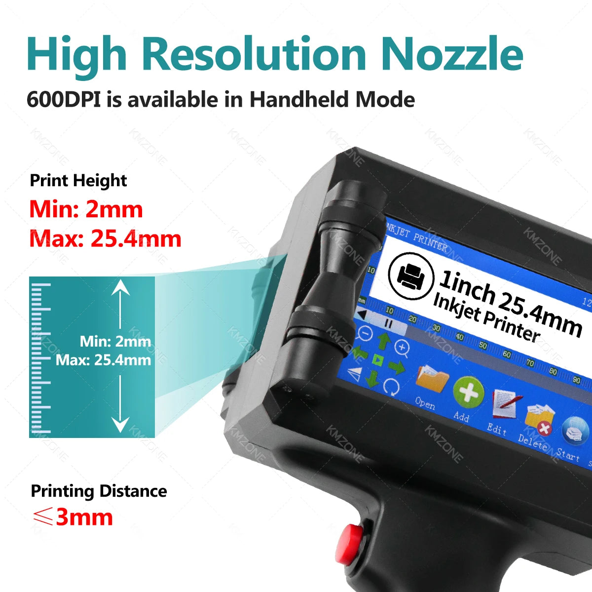 Handheld Inkjet Printer Gun