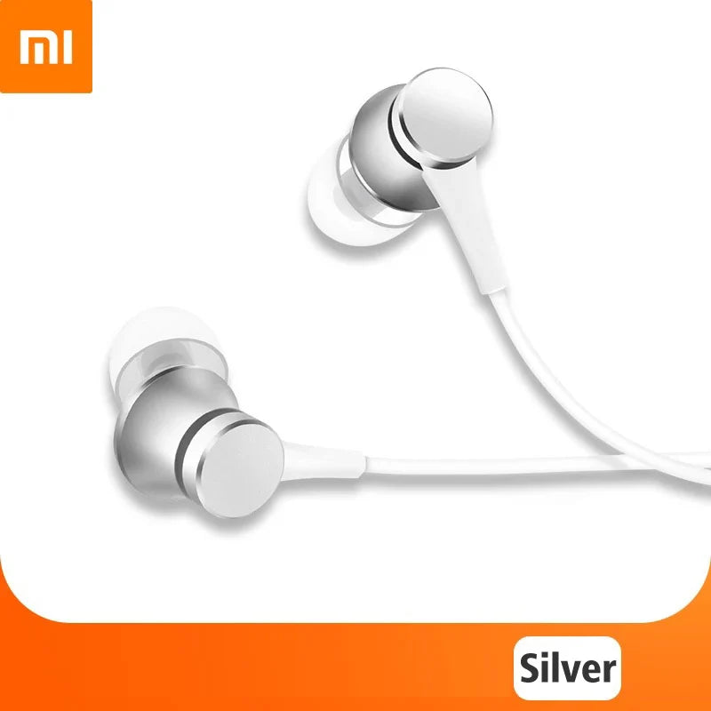 Original Xiaomi headset Mi Piston 3 In-Ear Fresh 3.5mm Wire Control Earphone Music Stereo Mic for Huawei Xiaomi Smartphone