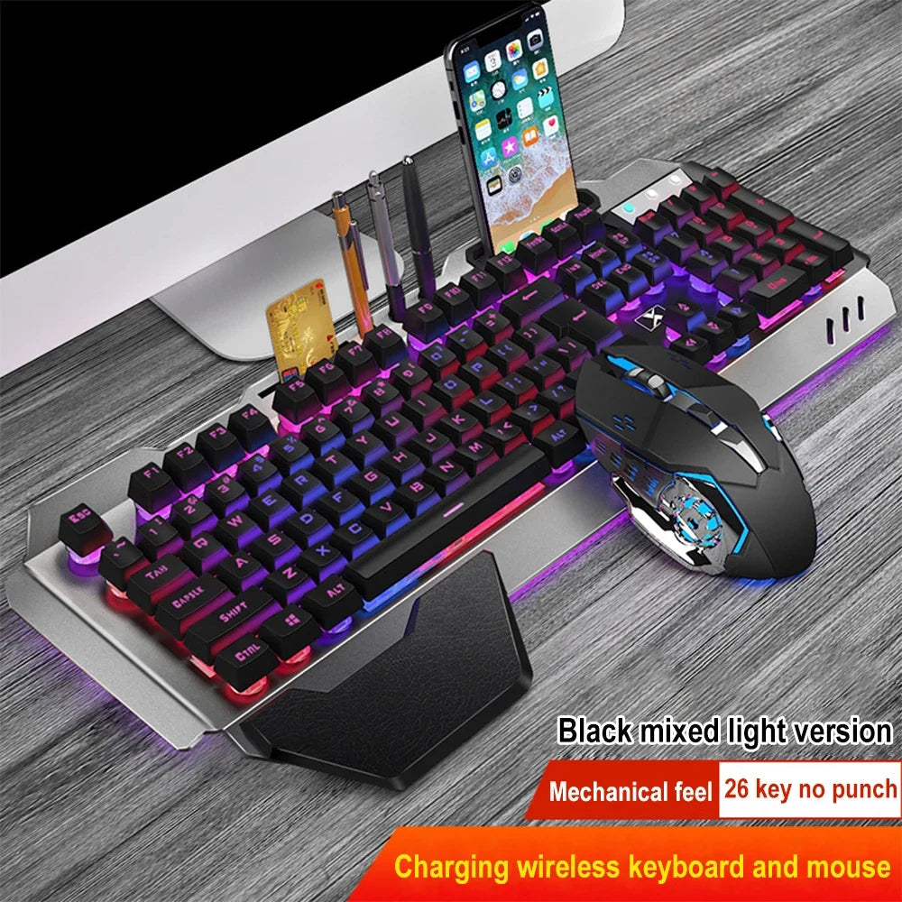 K680 Rechargeable 2.4G wireless keyboard and mouse suite Gaming computer Office esports