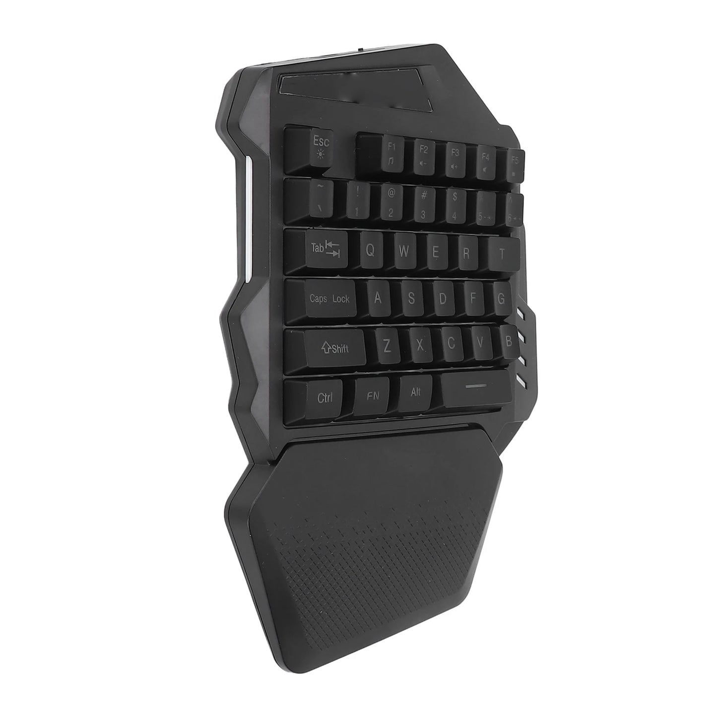 One Handed Gaming Keyboard One Handed Gaming Keyboard 2.4G Wireless RGB Lighting ABS 35 Keys Gaming Keyboard for Computer