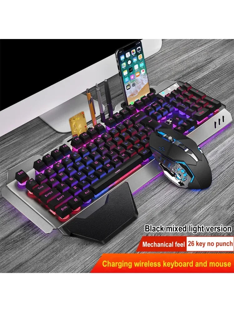 K680 Rechargeable 2.4G wireless keyboard and mouse suite Gaming computer Office esports