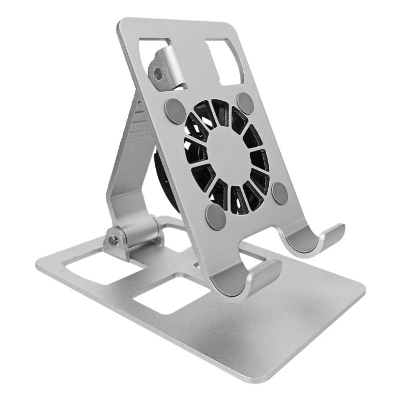 Stand Portable Cooling Fan Heat Dissipation For Cellphone Tablet Holder Cooling Stand Support H8WD