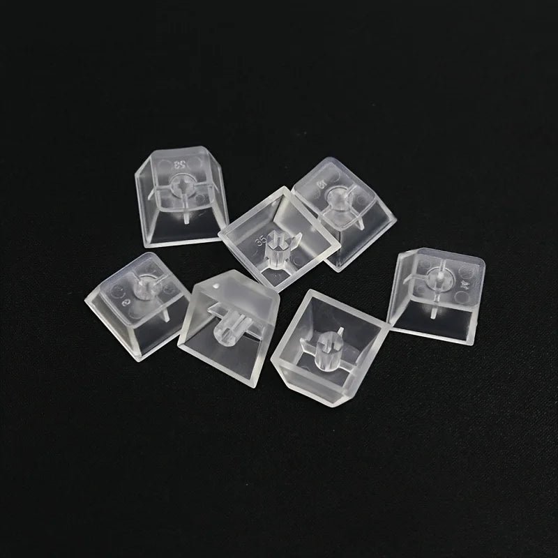 R4 Transparent ABS Keycap Mechanical Keyboard Matte Backlit Unletter Cherry Gatron Switch On/Off Frosted Anti-flaring 6pcs/10pcs