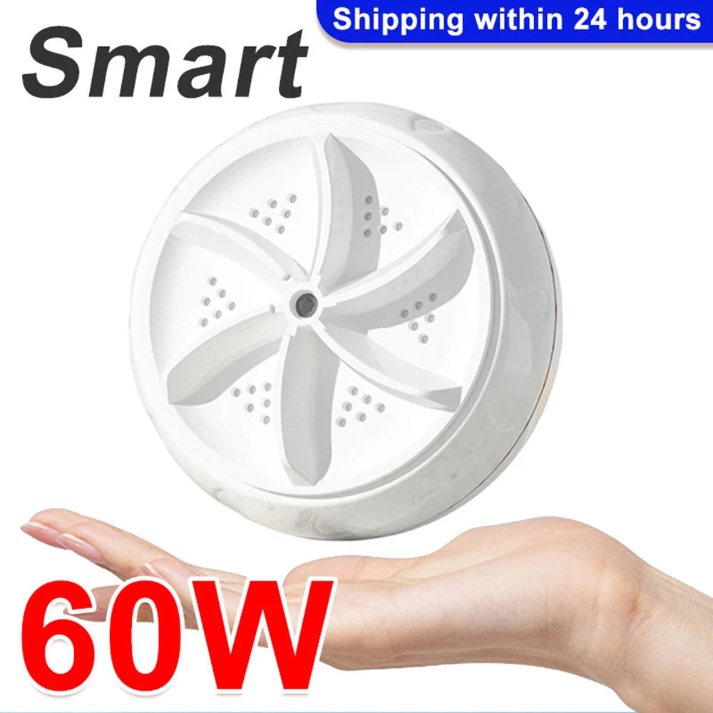 Mini Washing Machine Portable USB Rotating Turbo