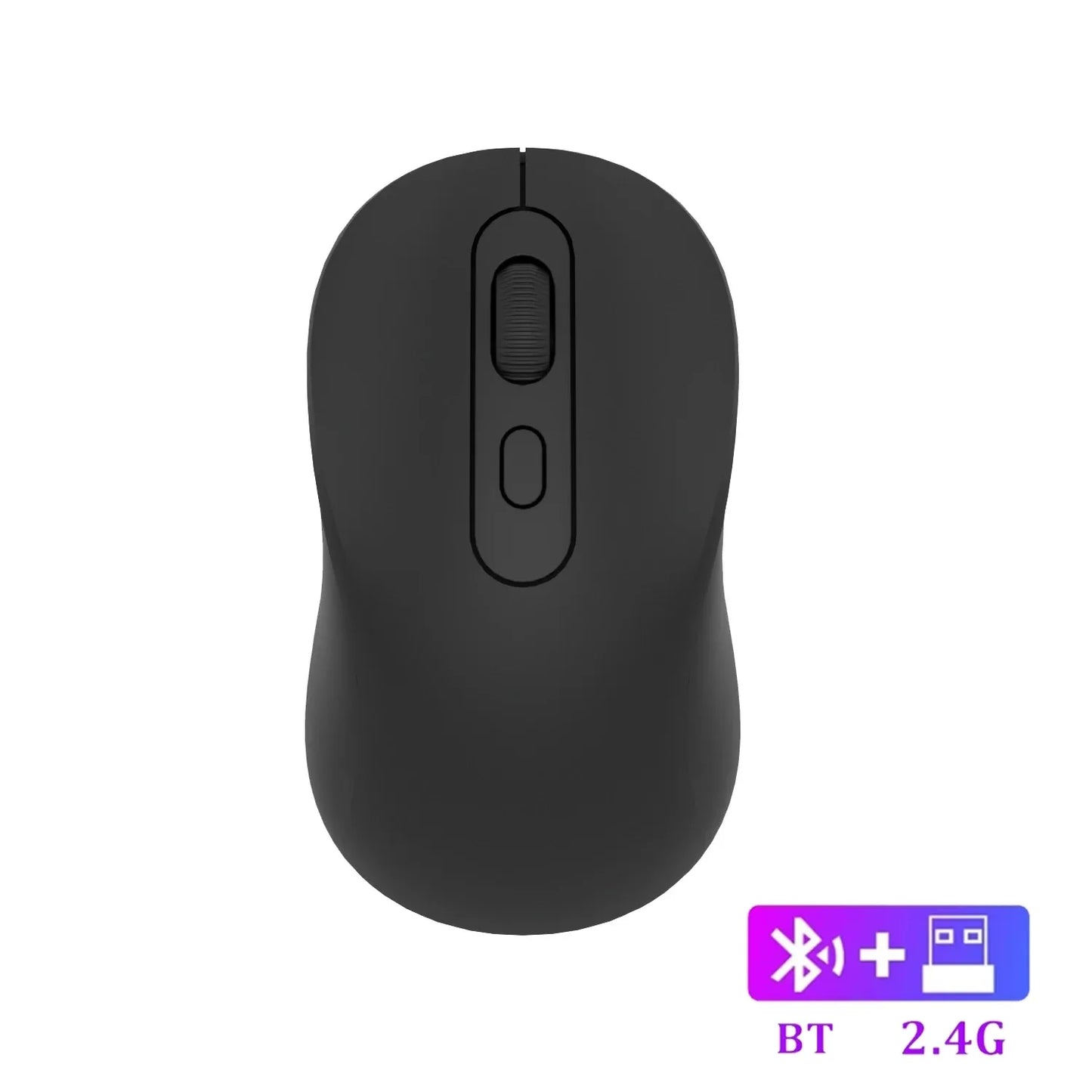 Bluetooth 5.2 Mouse 2.4GHz Wireless Mouse Mice Rechargeable Mouse Silent Mouse USB Gaming Mouse 1600DPI for PC Laptop MacBook