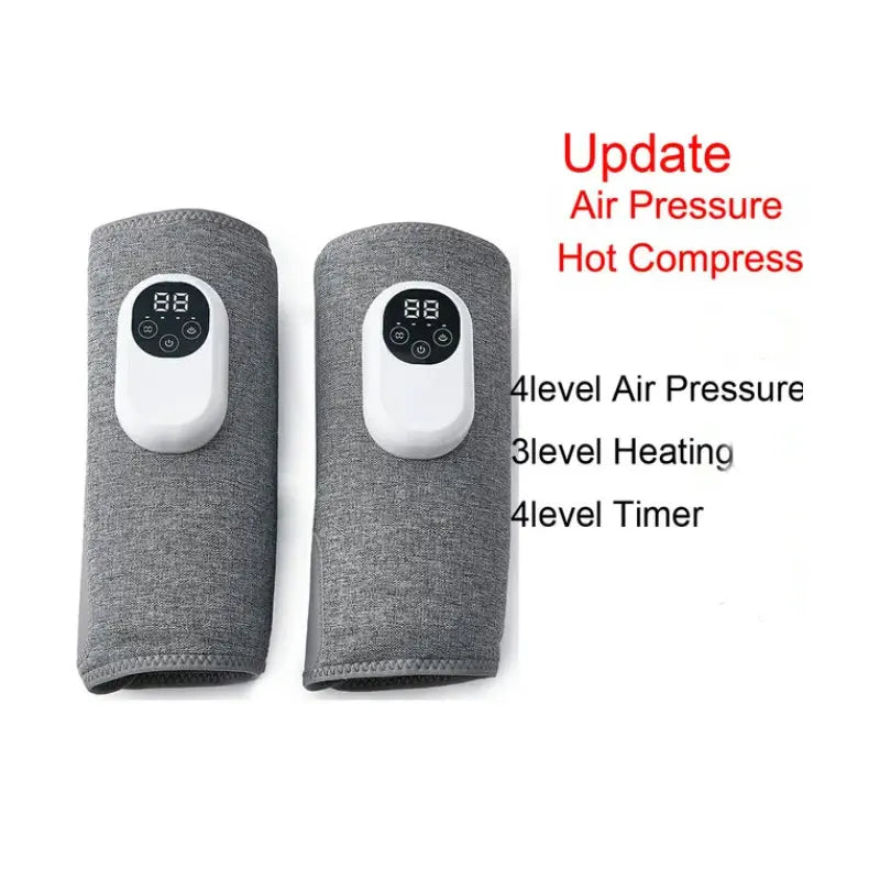 JianYouCare Portable 360 Air Pressure Leg Calf Massager Hot Compress Promote Blood Circulation Muscle Relaxation Relieve Fatigue