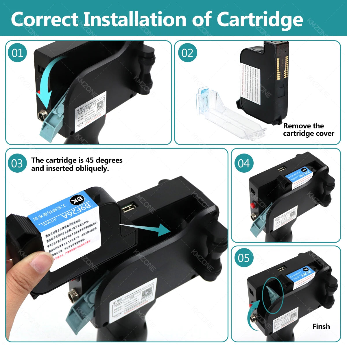 Handheld Inkjet Printer Gun