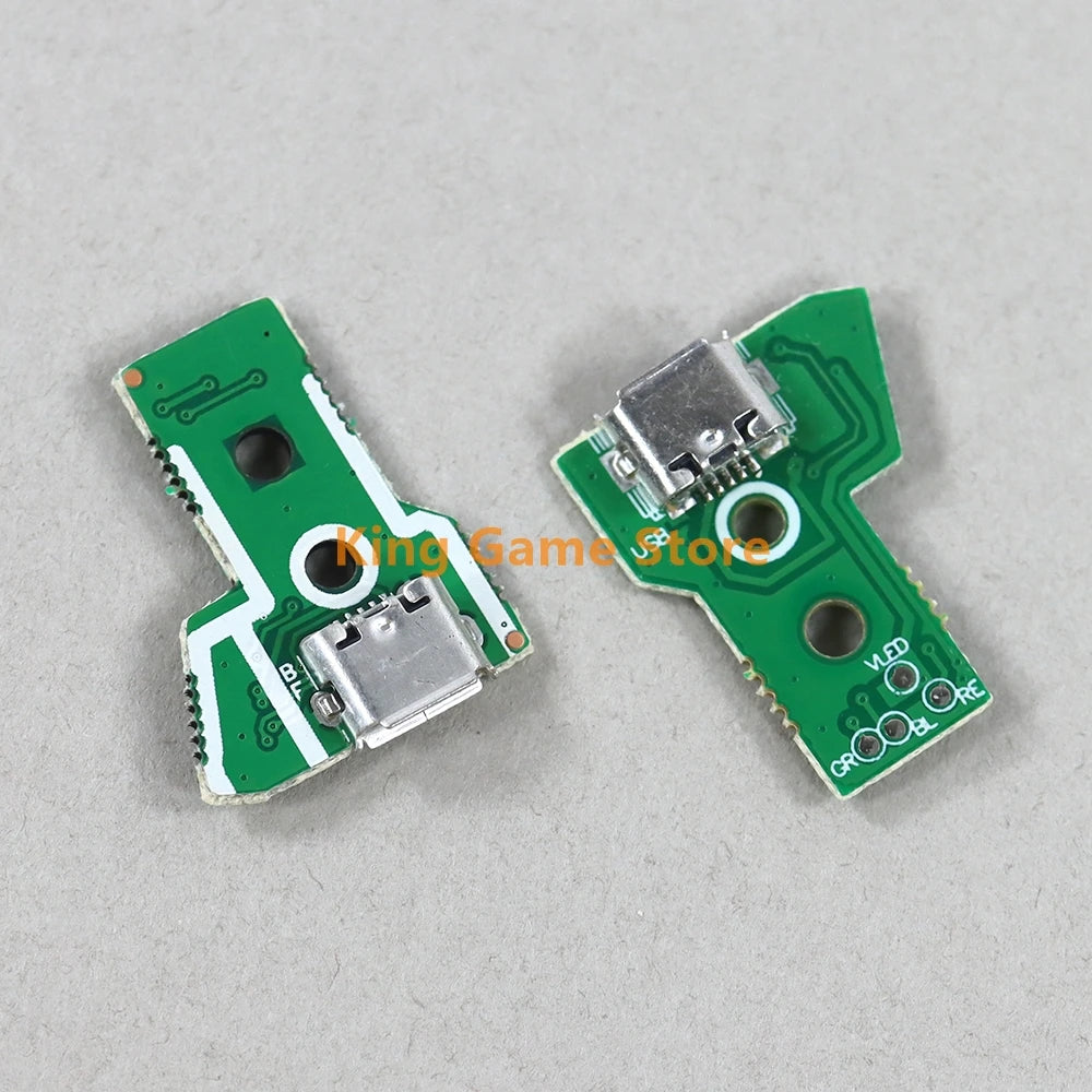 2pcs For PS4 OEM Controller USB Charging Port Socket Charger Board V1 V2 charging board Replacement for Play-Station 4