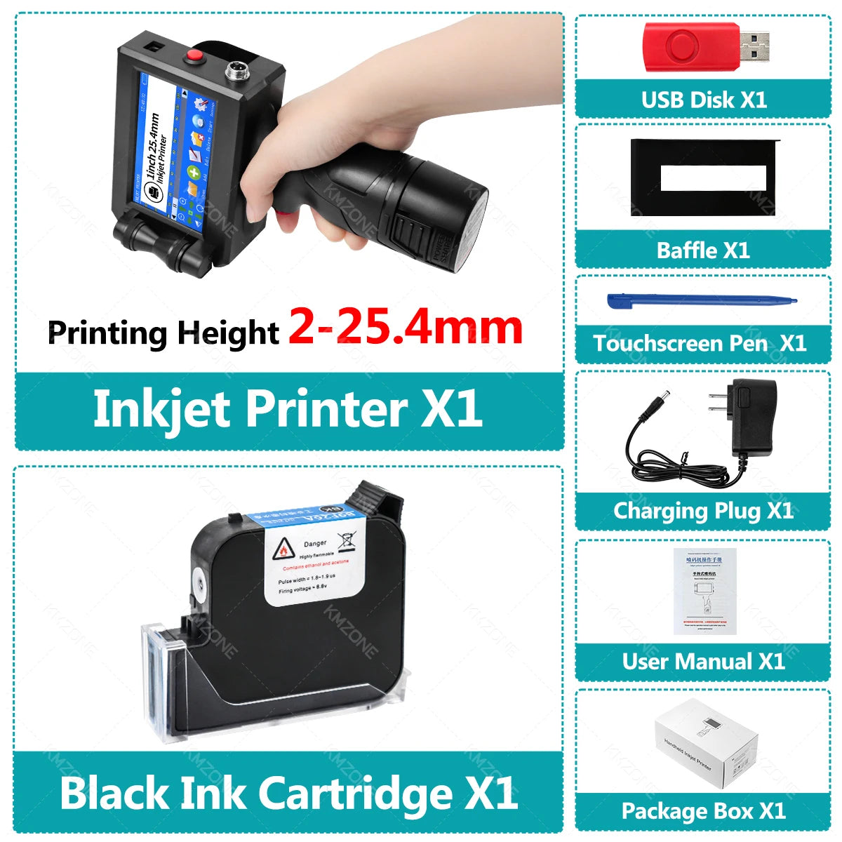 Handheld Inkjet Printer Gun