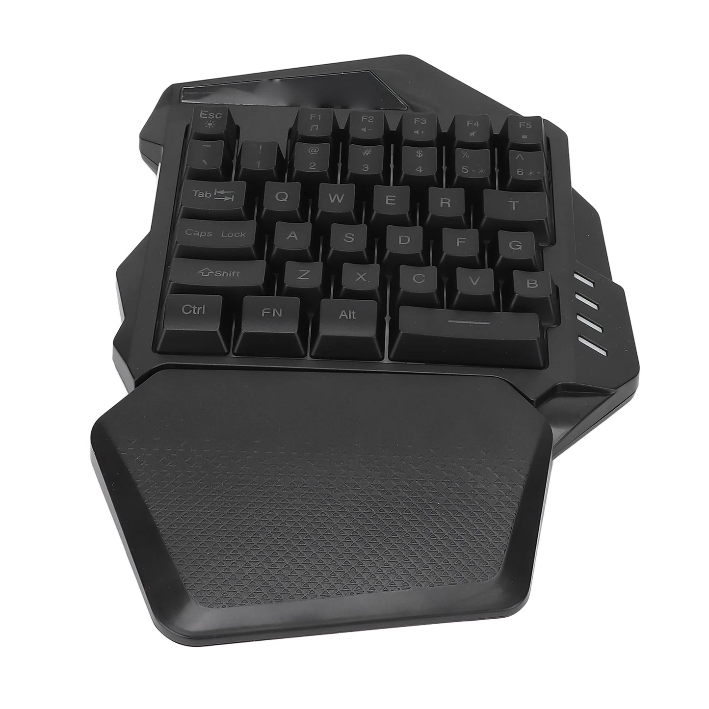 One Handed Gaming Keyboard One Handed Gaming Keyboard 2.4G Wireless RGB Lighting ABS 35 Keys Gaming Keyboard for Computer