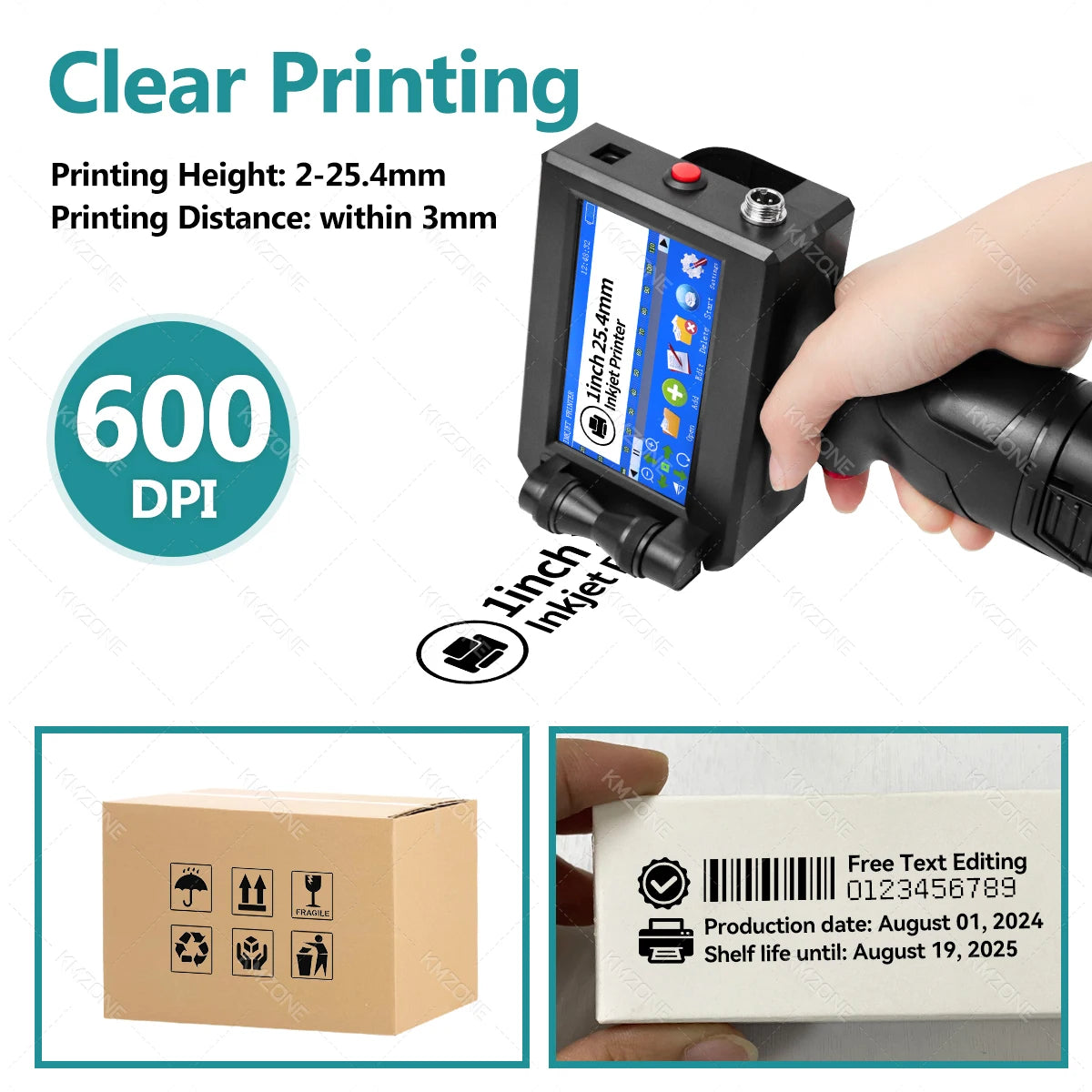 Handheld Inkjet Printer Gun