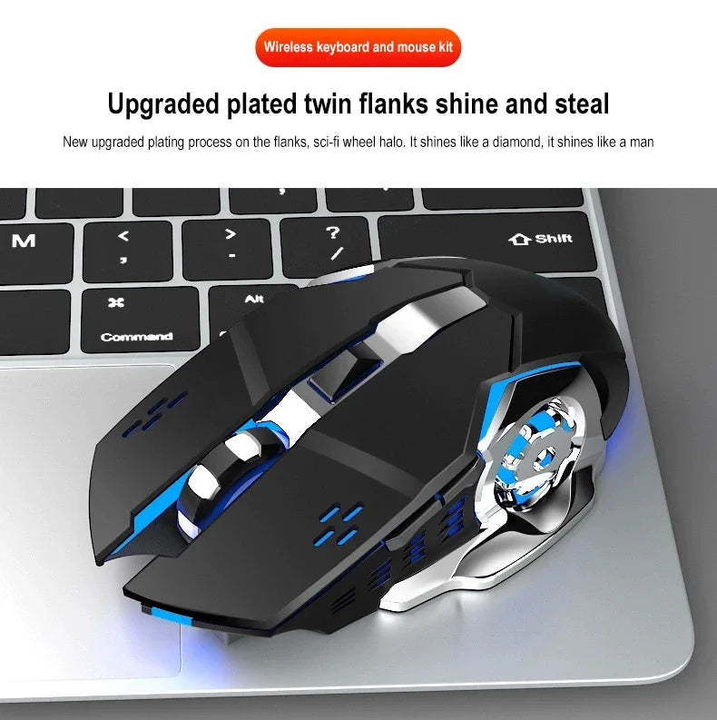 K680 Rechargeable 2.4G wireless keyboard and mouse suite Gaming computer Office esports