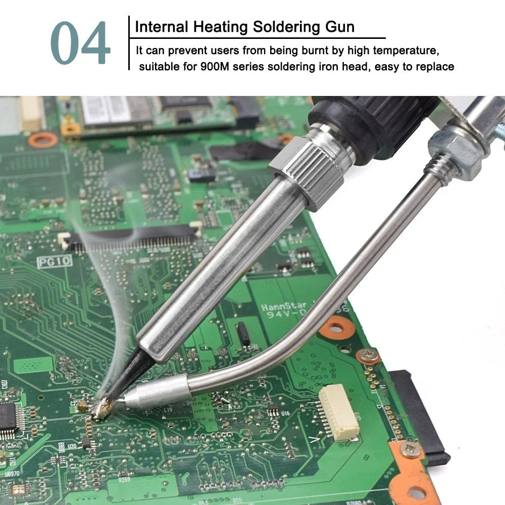 STONEGO Hand-held Internal Heating Soldering Iron Automatically Send Tin Gun Soldering Station Welding Repair Tool 110V/220V