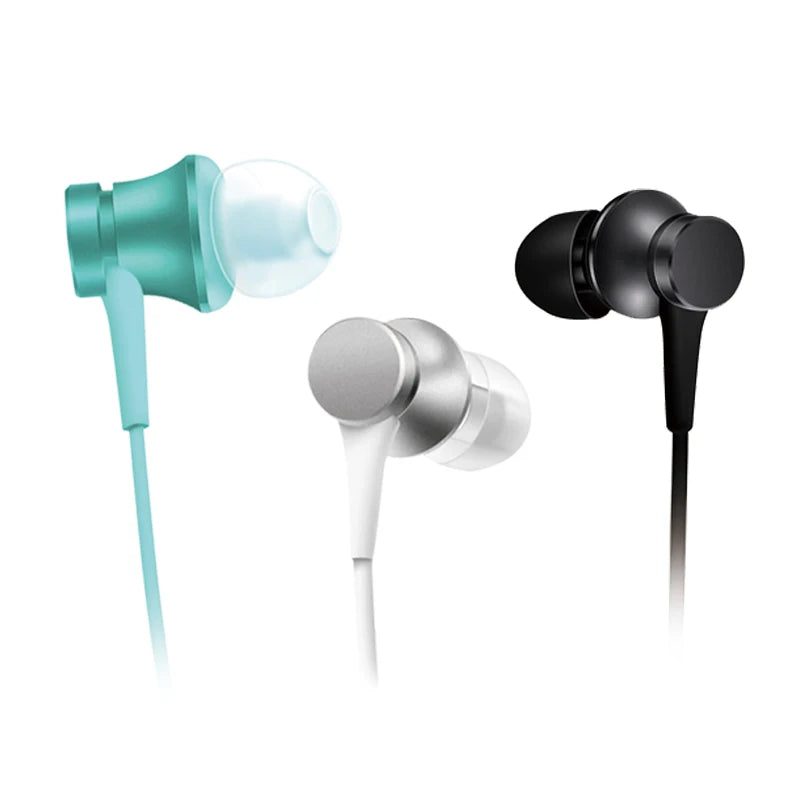 Original Xiaomi headset Mi Piston 3 In-Ear Fresh 3.5mm Wire Control Earphone Music Stereo Mic for Huawei Xiaomi Smartphone