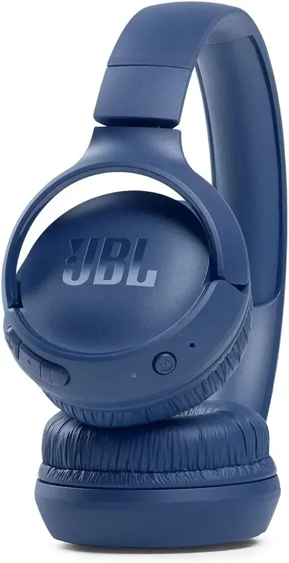 JBL Tune 510BT: Wireless On-Ear Headphones with Purebass Sound - Blue, Medium