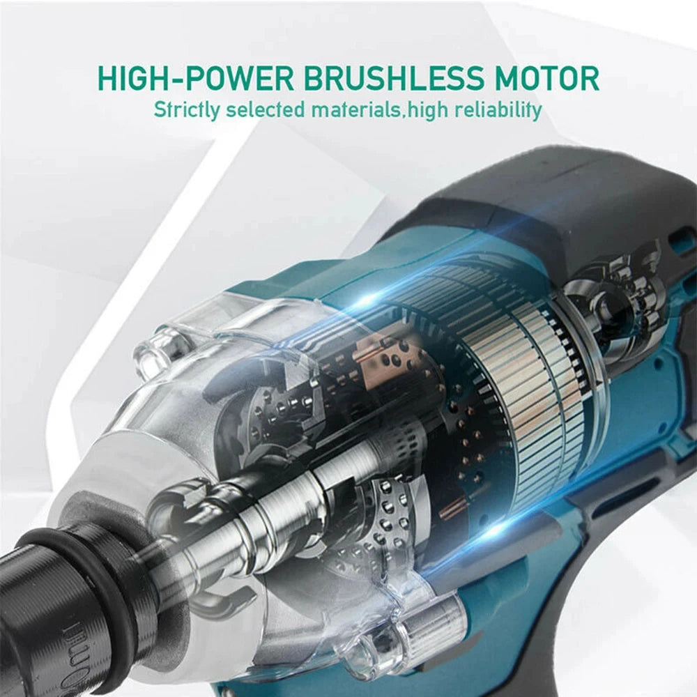 125mm Brushless Electric Angle Grinder 18V Battery Devices Combo Kit Impact Wrench for Makita Battery Power Tool Sets